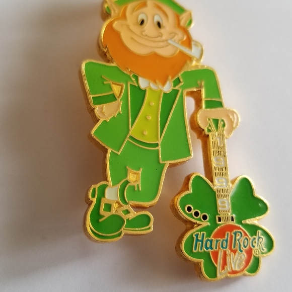 Relisted - Vintage Hard Rock Cafe pin 1999 St Patrick's Day LE 1000 Leprechaun - Picture 2 of 9